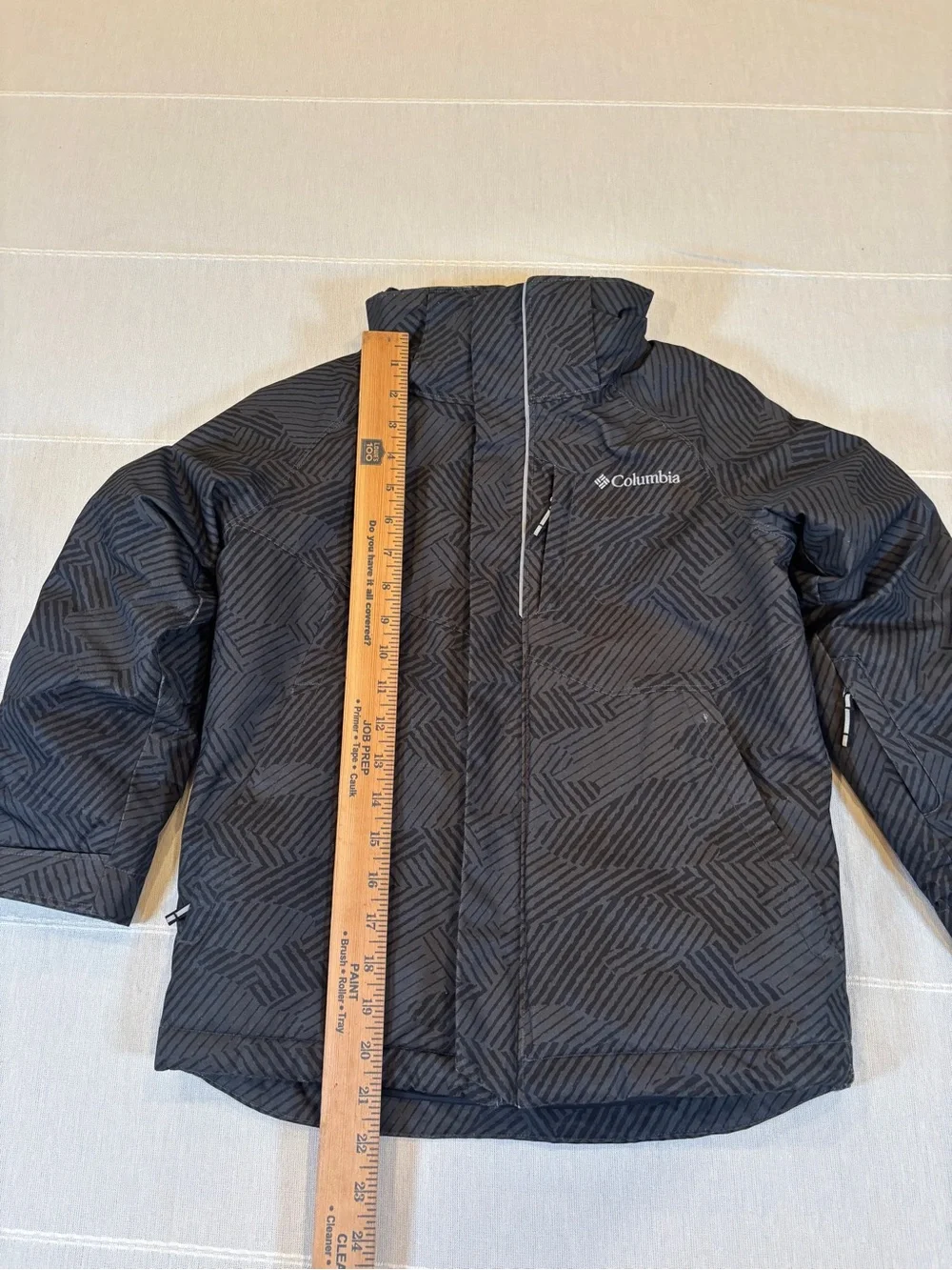 Columbia Kids 2T Outgrown Interchange Winter Jacket Omni-Tech Black Gray